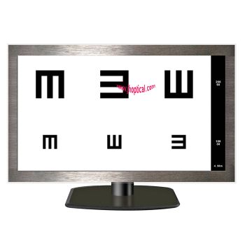 eye chart projector,distance vision chart,snellen chart,LogMAR chart