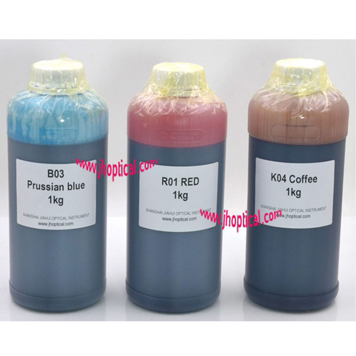 There are five common colors of dyeing lenses