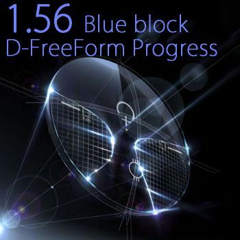 1.56 Blue block Double FreeForm progressive lenses