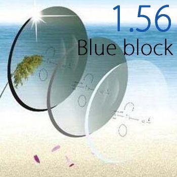 1.56 Inner progressive bule block+coating photogrey lenses customized