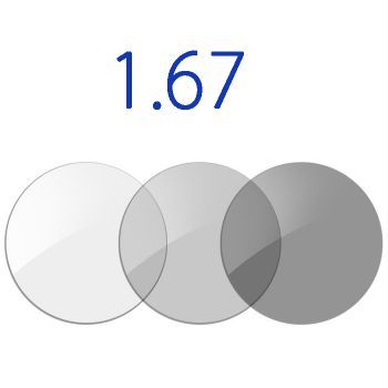 1.67 Stock ASP coating photogrey lenses -0~-15.00 or -0~-12.00/-0.50~2.00
