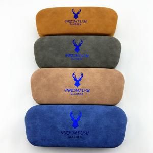 191 Big iron optical frame case with leather surface