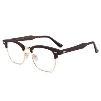 3508 Comfortable Aluminium magnesium eyebrow half-rim optical frame