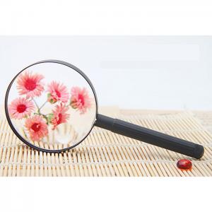 6732 6D, 16D Double-magnifier Metal Handle Magnifier PC Lens 