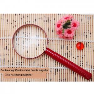 6734 10D, 24D Double-magnifier Metal Handle Magnifier PC Lens