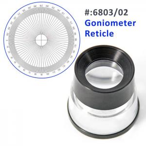 6803/02 8x Goniometer Glass Reticle Stand Measuring Magnifier 