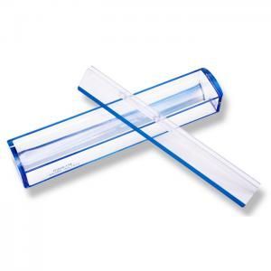 7513B 5x200 Cylinder Magnifier with Ruler - 16D Diopter, Reading Aid