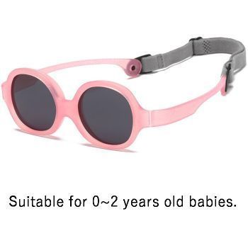 8014 Baby 0~2years old nylon elastomer polarized conjoined sunglasses, PC lenses