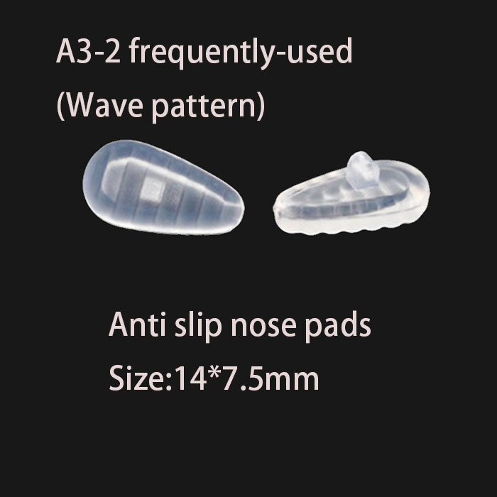 A3-2 Wave pattern silicone airbag nose pads