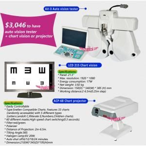 AV-3+ACP-68/LCD-215 Auto Phoroptor plus projector or chart vision