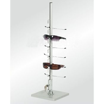 BY605-6 Aluminium alloy rod for 6pcs of glasses, with lock or without lock