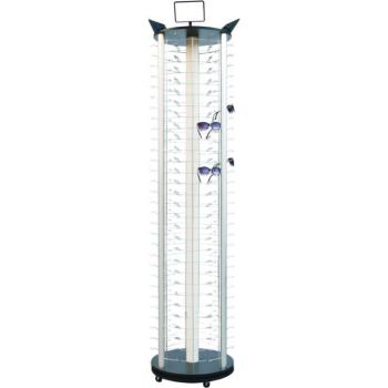 BY8093 Floor standing rotatable glasses display stand for 180pcs of glasses, 