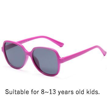CT11022 TPEE soft square Kid 8~13 years old polarized sunglasses