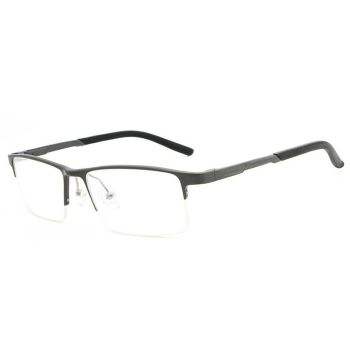 CX6235 Comfortable Aluminium magnesium half-rim optical frame, spring temples