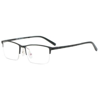 CX6300-1 Comfortable Aluminium magnesium square half-rim optical frame