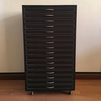 D107 Glasses display cabinet for 234pcs of sunglasses or 288pcs of optical frames, Fiberboard+Oxford cloth coated surface, movable