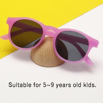 DM18037C Round Kid 5~9 years old nylon elastomer polarized sunglasses