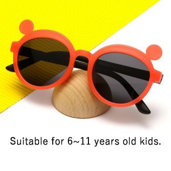 DM81006 Kid 6~11 years old nylon elastomer polarized sunglasses,cute cartoon