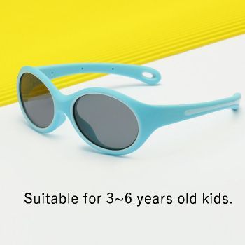 DM82007 Kid nylon elastomer polarized sunglasses