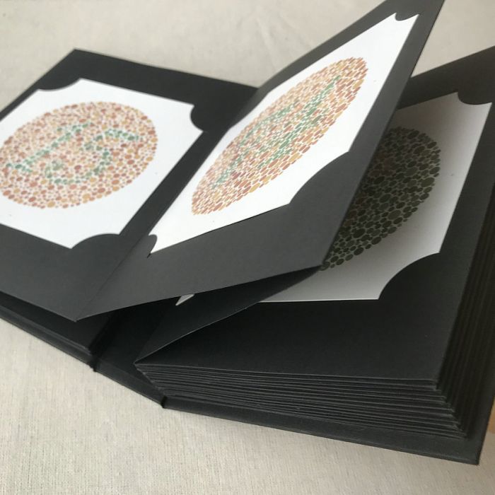 JH-105 Ishihara's tests for color deficiency, 38 charts, 190x150x40 mm