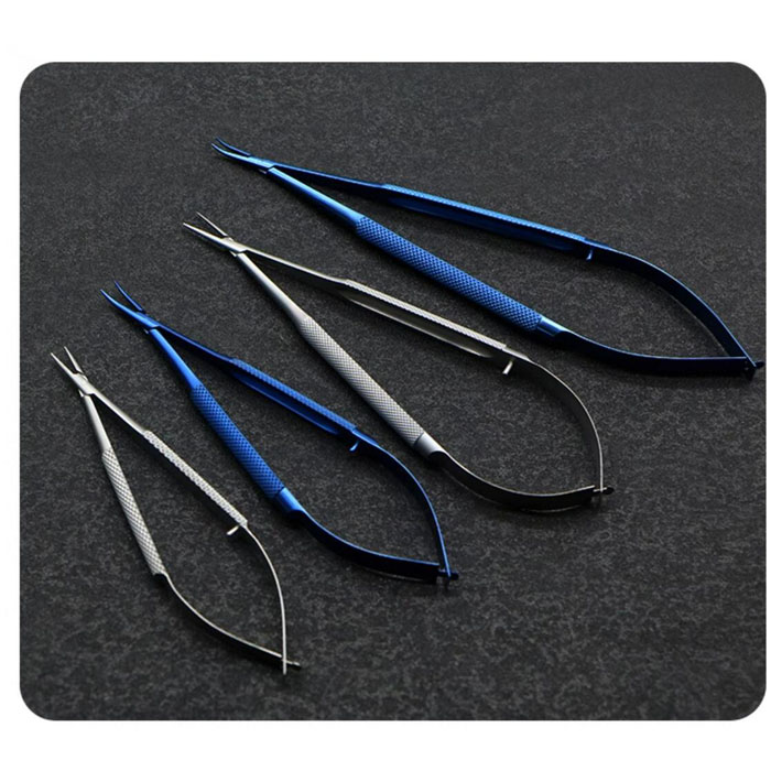 JH-154 Ophthalmic surgical microinstruments, Round handle microneedle holder, 12/14/16/18cm