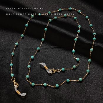 JH-22 Fashion eyewear chain anti loss presbyopia eyewear chain eyewear accessories (turquoise)