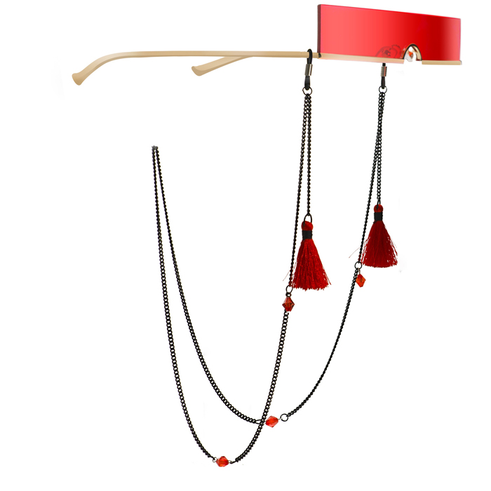 JH-239 Tassel Vintage Style Glasses Chain Hanging Neck Anti Loss Hanging Chain Female