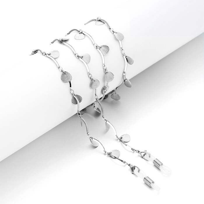 JH-276 Simple and fashionable glasses chain, presbyopic glasses hanging neck, anti loss glasses accessories (shell copper chain)