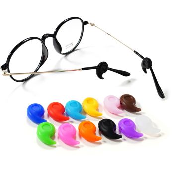 JH-316 Silicone comma anti slip ear hooks for glasses