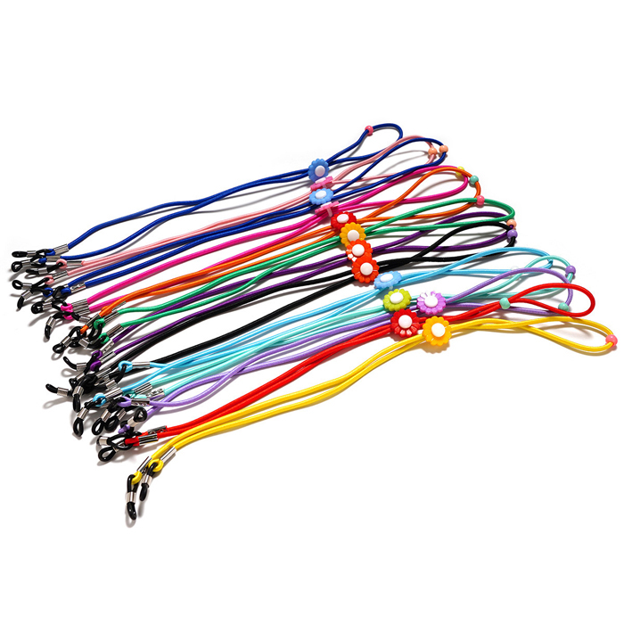 JH-323 Small flower children eyewear ropes, 12 colors available