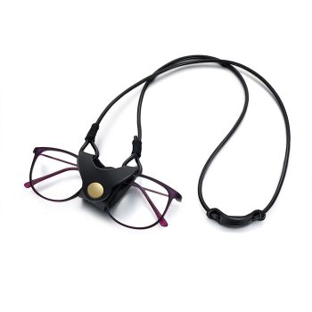 JH-341 Vintage sunglasses hanging bag, glasses hanging rope, woven leather goods, ins style