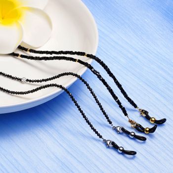 JH-358 Popular mask chains and eyewear chains in Europe and America (square crystal beads)