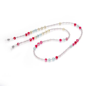 JH-370 Paired with colored bead eyewear chains, bead chains
