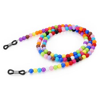 JH-375 Plastic colored candy beaded eyewear chain