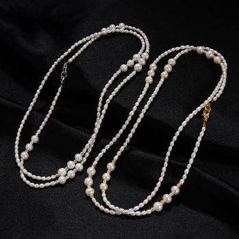 JH-51 Vintage Freshwater Pearl Glasses Chain Hanging Chain Vintage Mask Hanging Rope - Angel Tears
