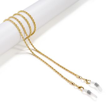 JH-511 Alloy Fried Dough Twists Glasses Chain