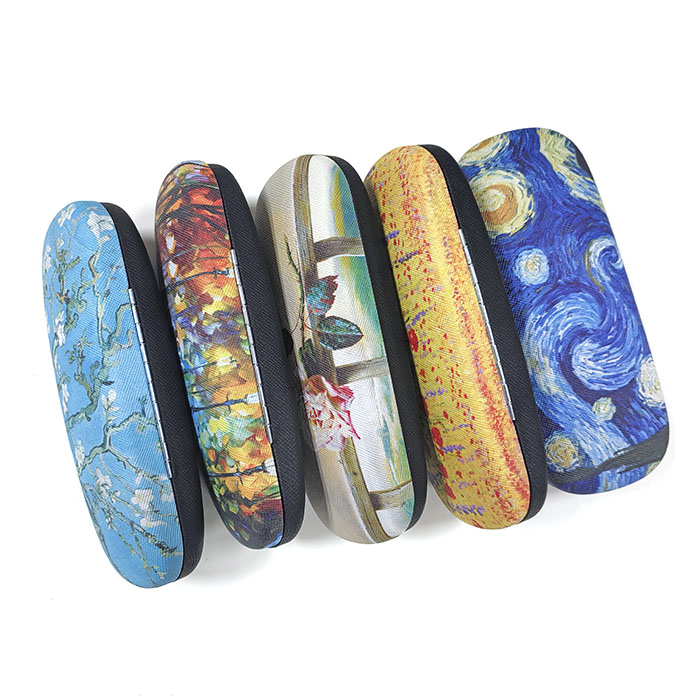 JH-901 Oil painting retro cute creative eyeglasses case