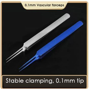 JH-97 No damage 0.1mm Vascular forceps, Microscopic instruments Ophthalmic forceps 11.5cm straight pointed flying wire forceps