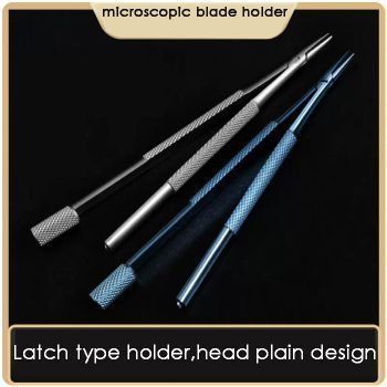 JH-98 Ophthalmic microinstruments blade holders, Fixed blade clamp
