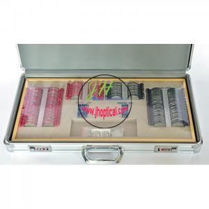 JL-158BR Trial lens set | 38mm metal ring, 158pcs, colorful, aluminum case