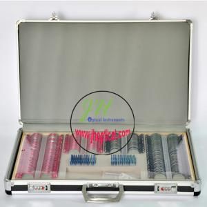 JL-266BR Trial lens set | 38mm lens metal ring, 266pcs, colorful, aluminum case