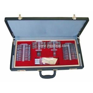 JP-158 Trial lens set | 38mm metal ring, 158pcs, leather case
