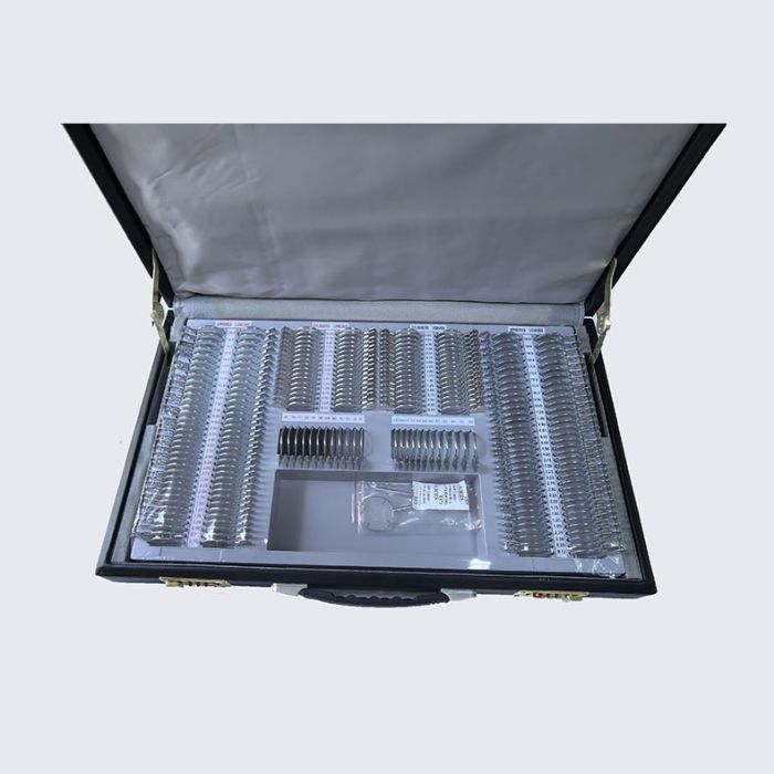 JP-232 trial lens set | 38mm lens metal ring, 232pcs, leather case