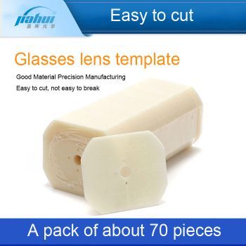 LP-03 Glasses template, 64x54x1.9cm, lens polishing and mounting template, plastic thickening and hardening, milky white color