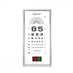 LY-23C-2 3M LED number visual chart light box 
