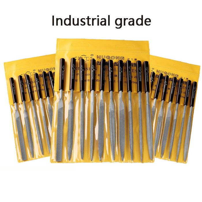 NF-10 Assorted files, 10pcs/set, 3*140mm, 4*160mm, 5*180mm