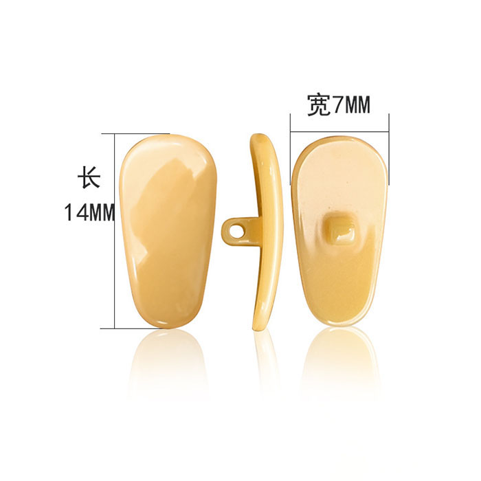 P17 Ceramics nose pads, electroplated color, 14*7mm