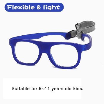 PL8020 Kid 6~11 years old nylon elastomer conjoined optical frame