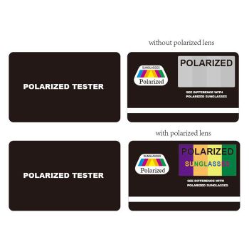 SC-B-L-20 Rainbow Polaroid test card, color changing, glossy test card, customizable