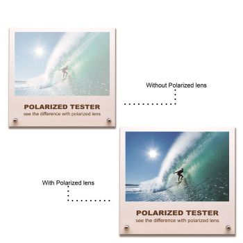 SC-C-L-1 Glare type polarization tester, acrylic display stand, customizable